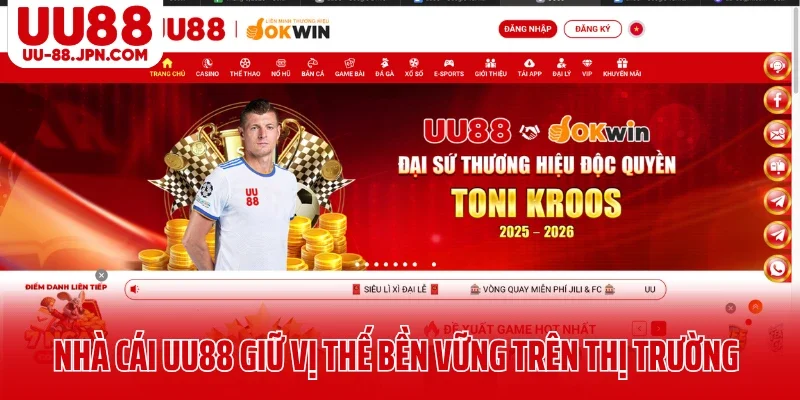 UU88 🎖️ Trang Chủ UU88.COM Giải Trí Vui, Kiếm Tiền Tỷ 2026 ✔️ 18 Nhà cái UU88 giữ vị thế bền vững trên thị trường